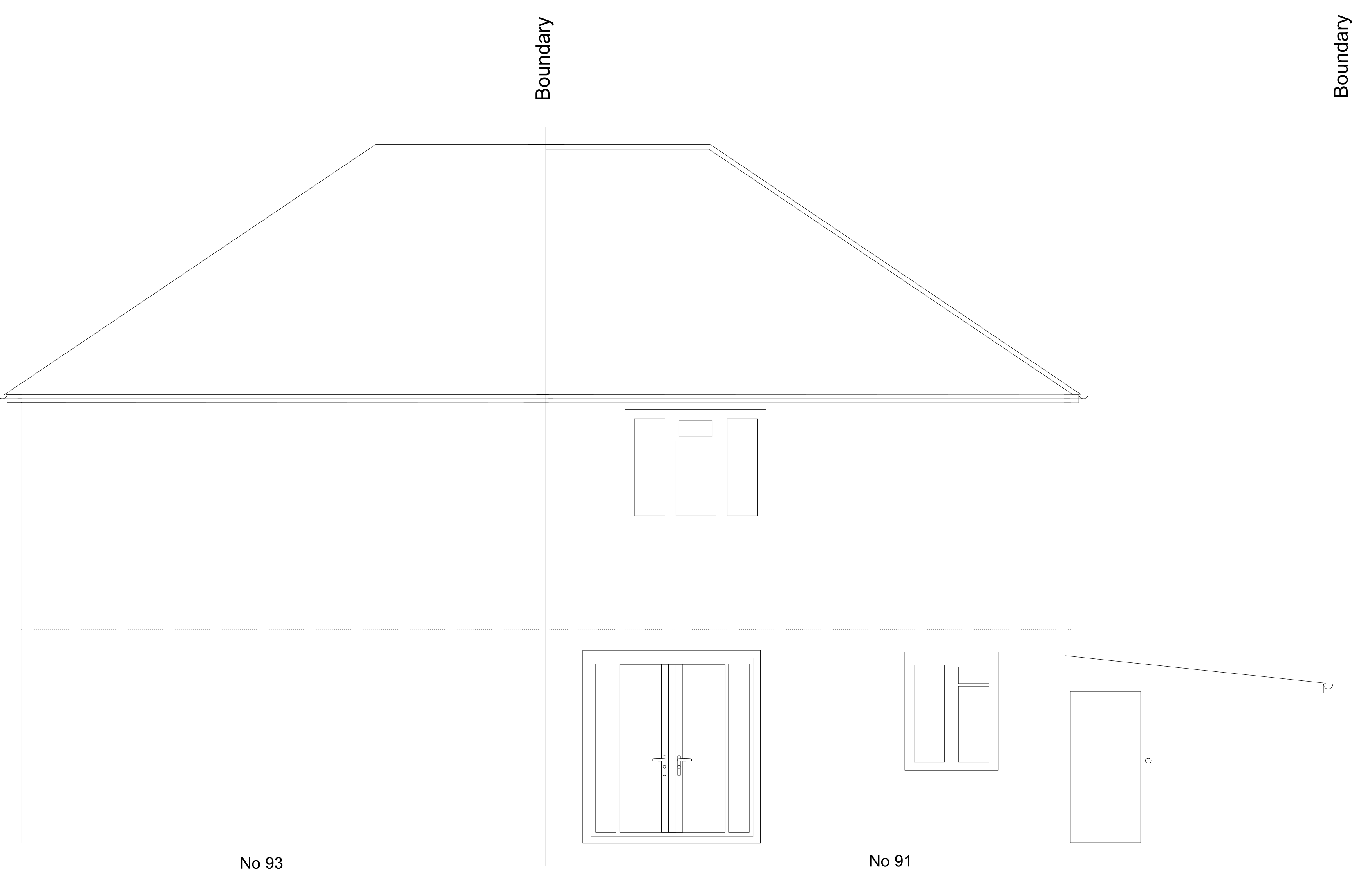 Rear Elevation Existing