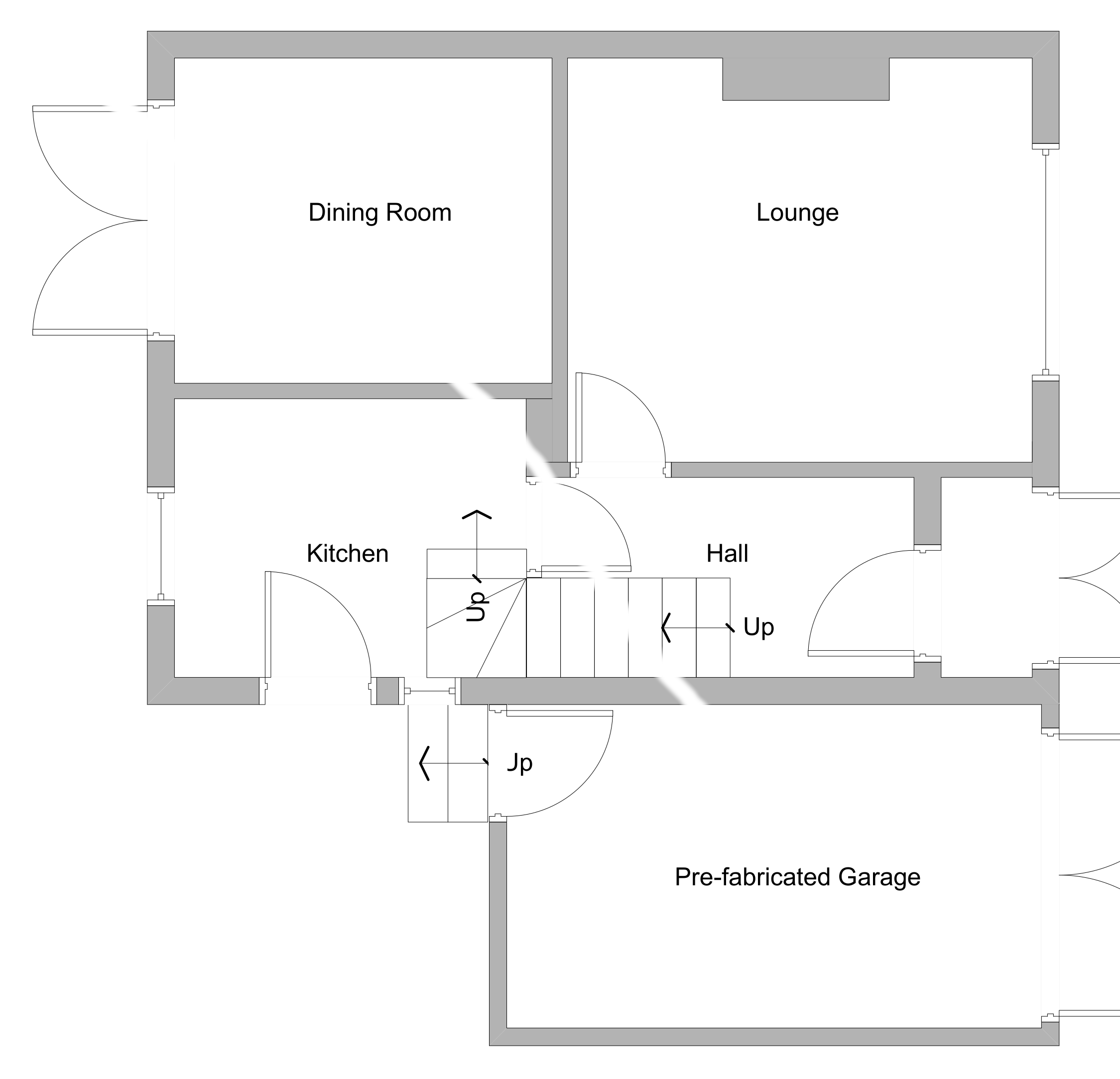 Front Elevation Existing