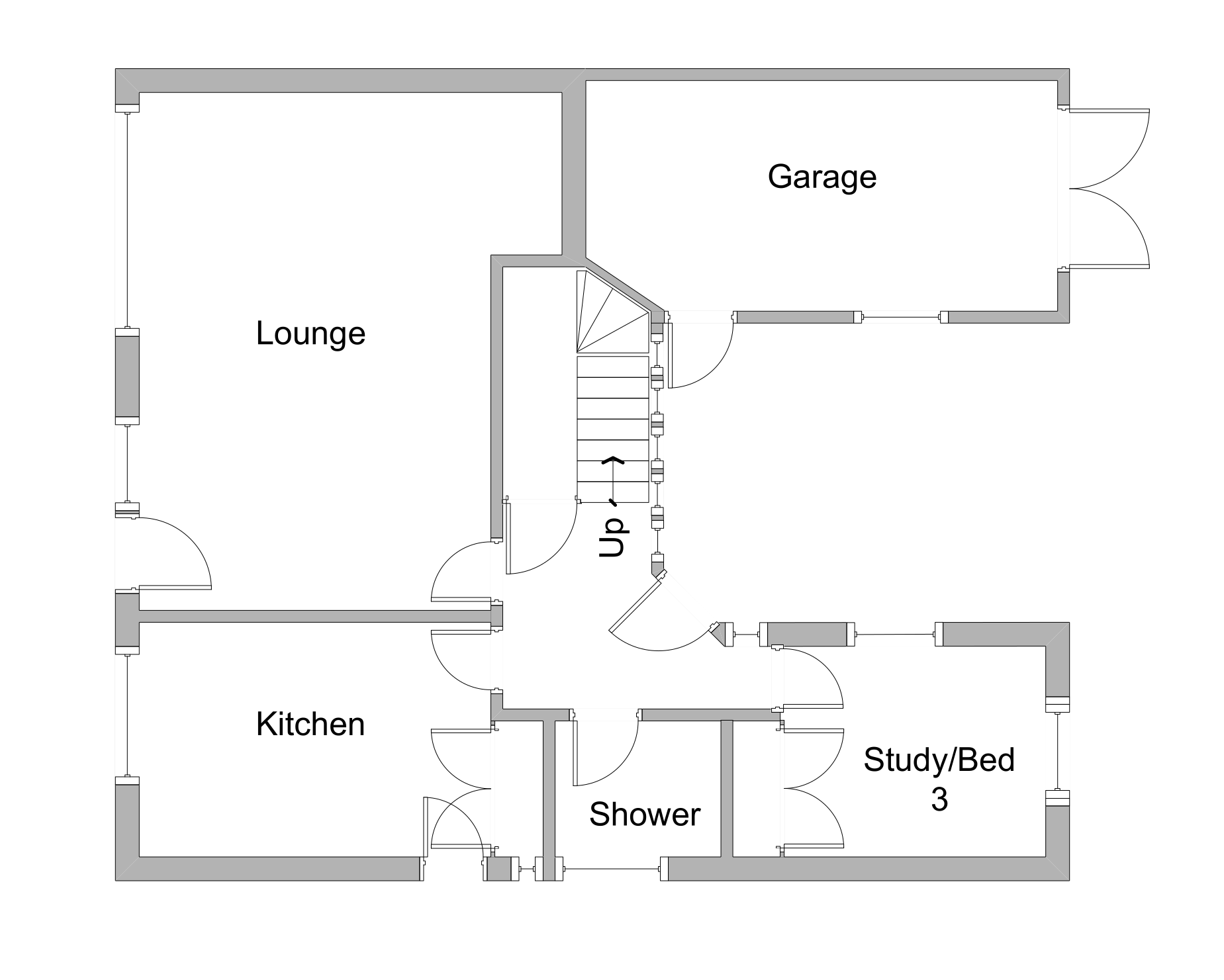 Front Elevation Existing