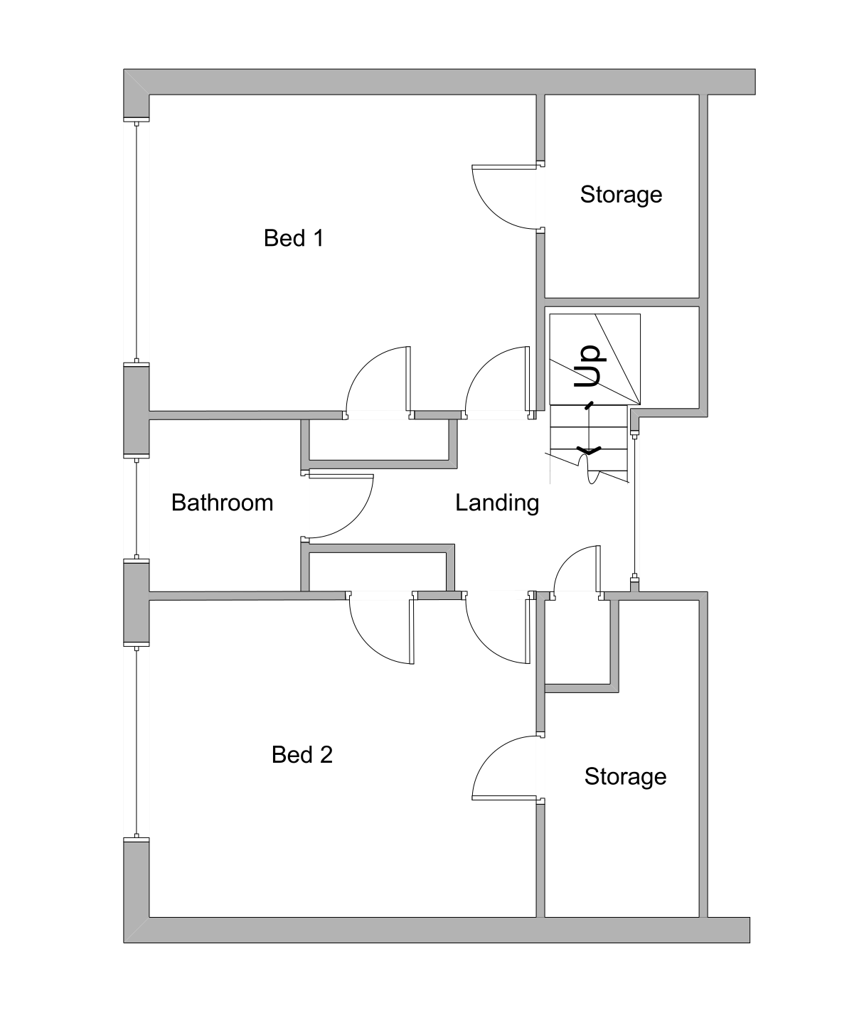 Front Elevation Existing