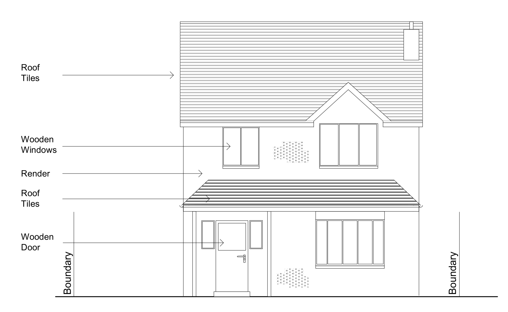 Front Elevation Existing